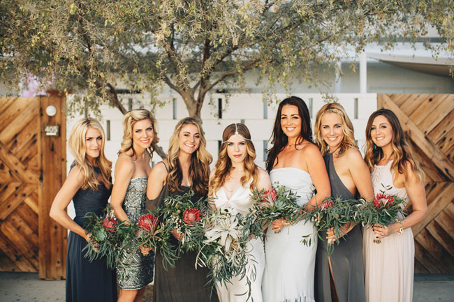 airplant bouquet bridesmaids