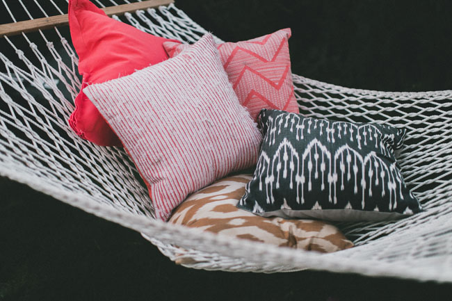 hammock with pillow