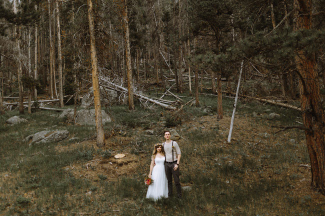 mountain bride and groom