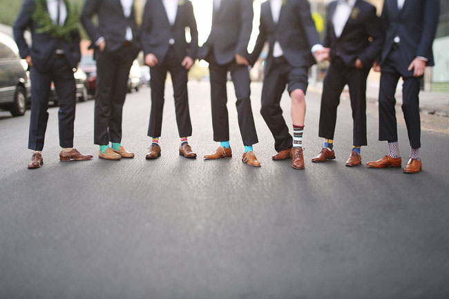 colorful groomsmen socks
