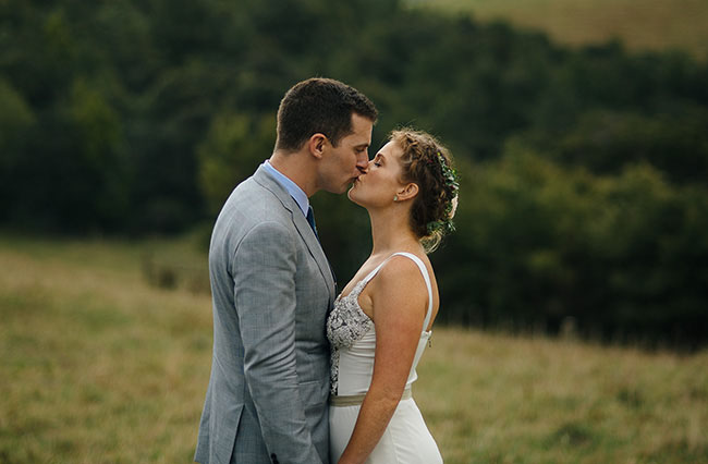 New Zealand bride and groom