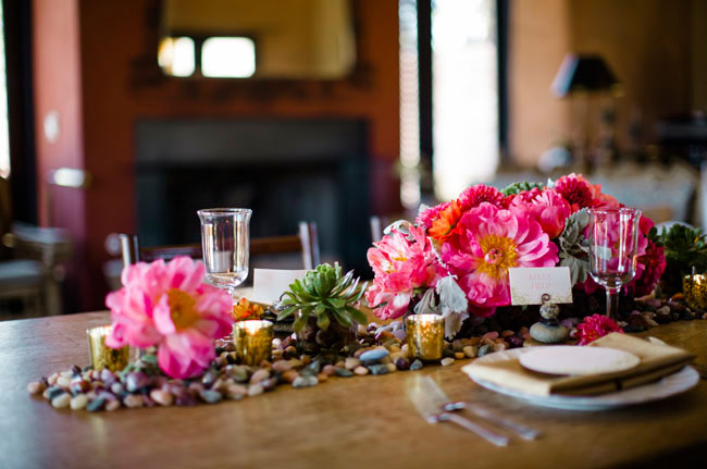 peony tablescape