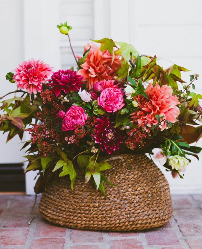 basket of flowers