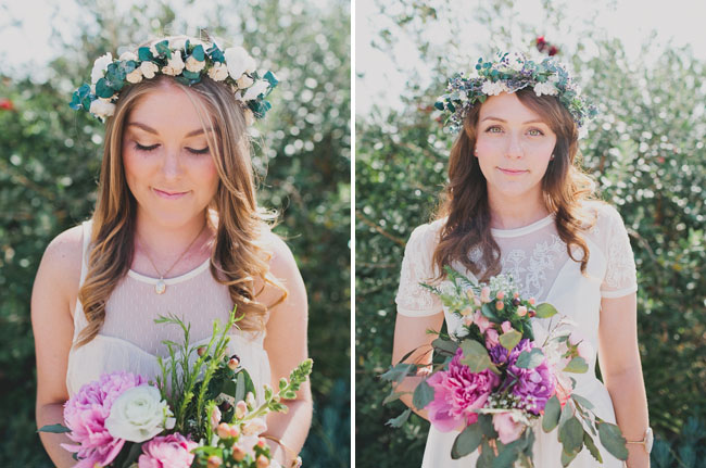 flower crown bridesmaids