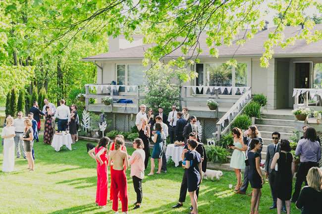 backyard Toronto wedding