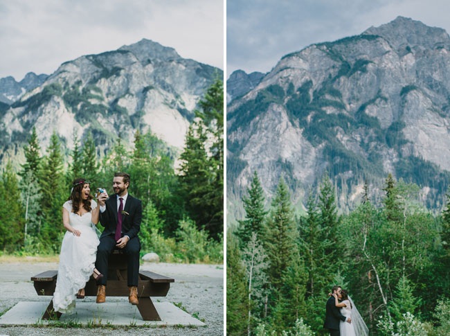 Canada mountain wedding