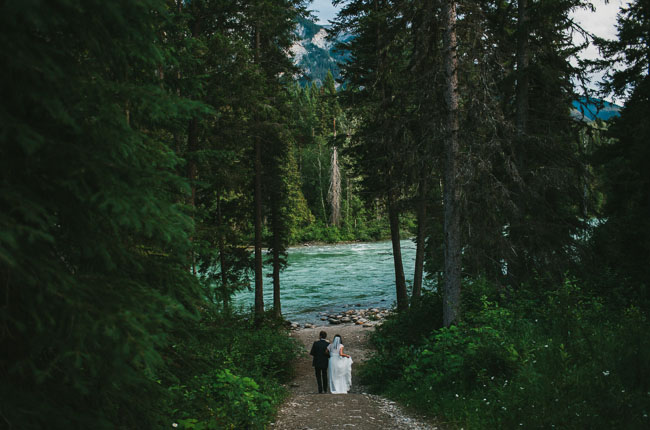 Canada mountain wedding