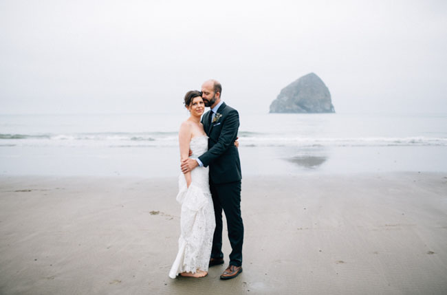 Oregon ocean wedding 