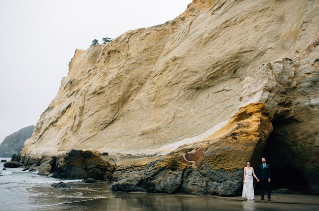 Oregon ocean wedding 