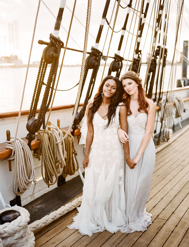 bridal inspiration on ship