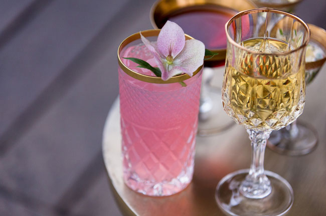 floral cocktail