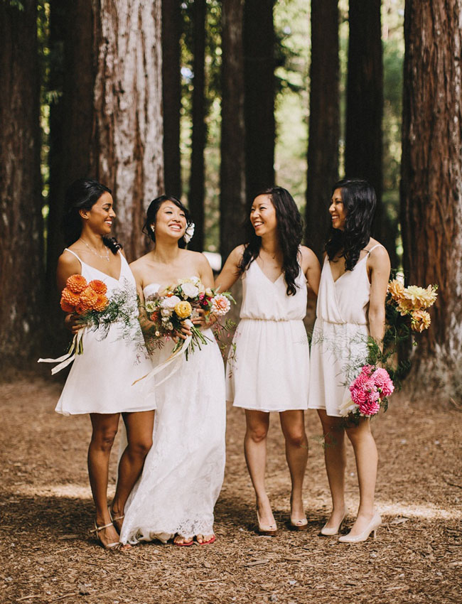 different bouquet bridesmaids