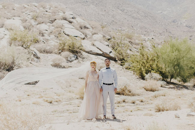 Eclectic Palm Springs wedding