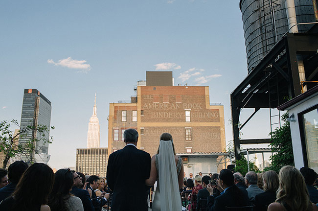 New York rooftop wedding