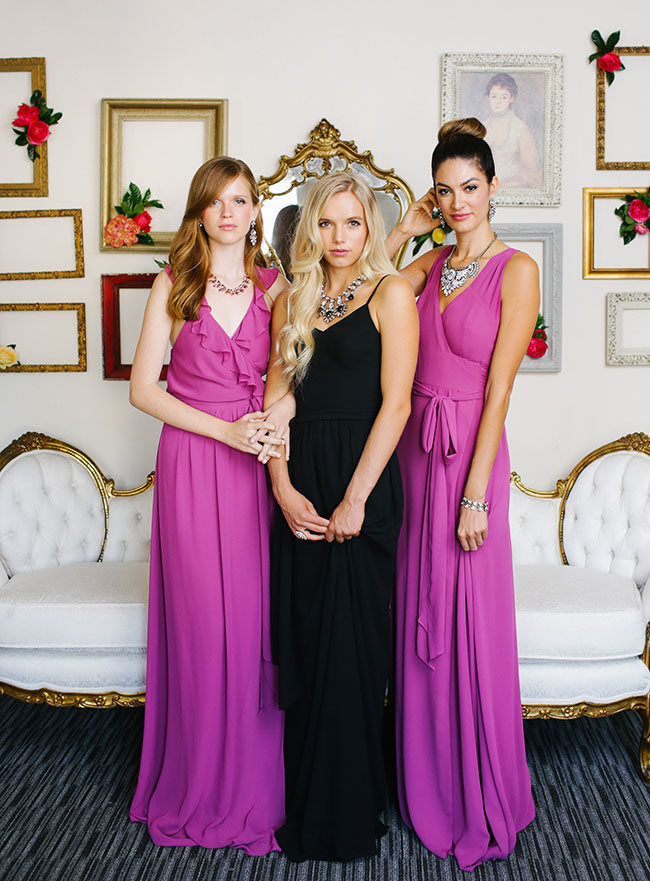 glam bridesmaid dresses