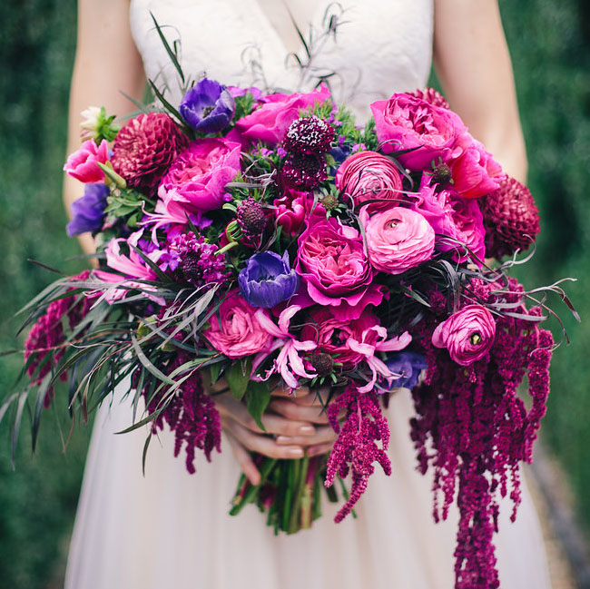 secret garden purple bouquet