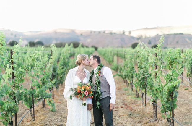 Santa Barbara vineyard wedding