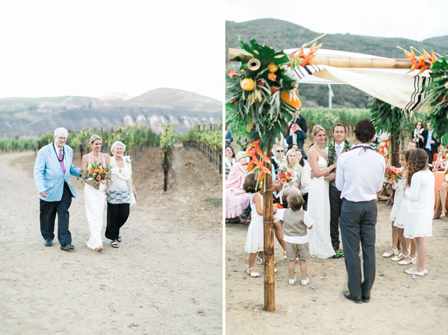 Santa Barbara vineyard wedding