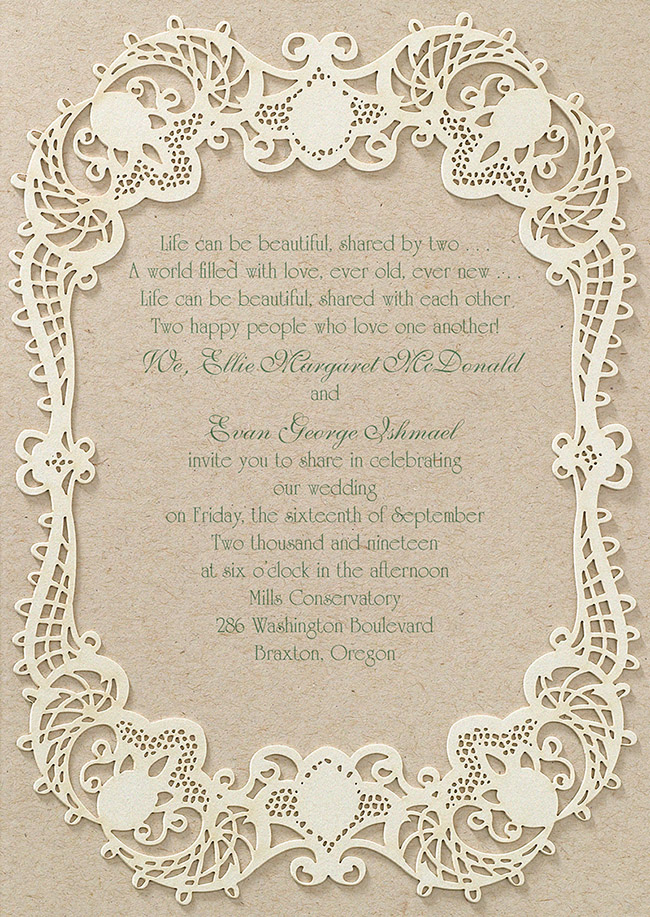 Wedding Invitations by Dawn