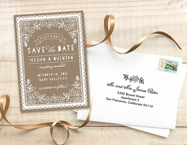 Minted Save the Dates