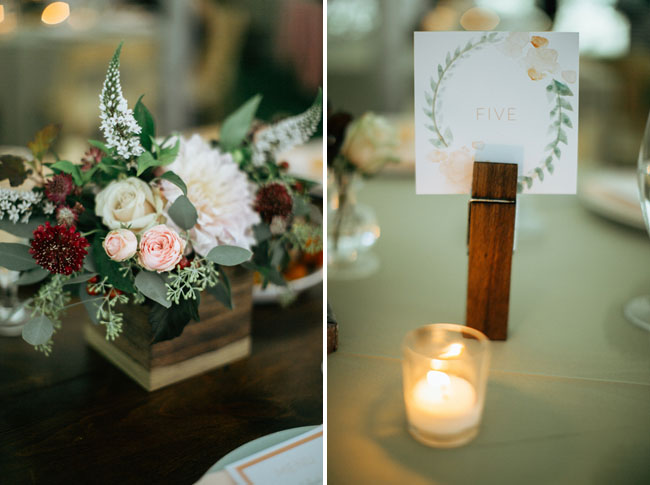 floral table numbers