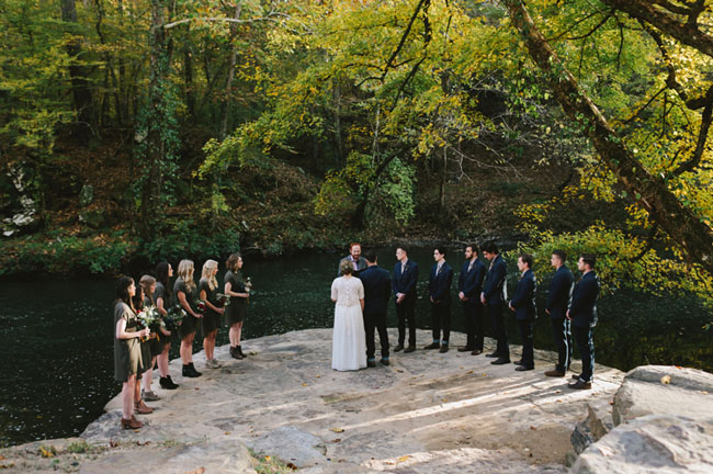 Alabama river wedding