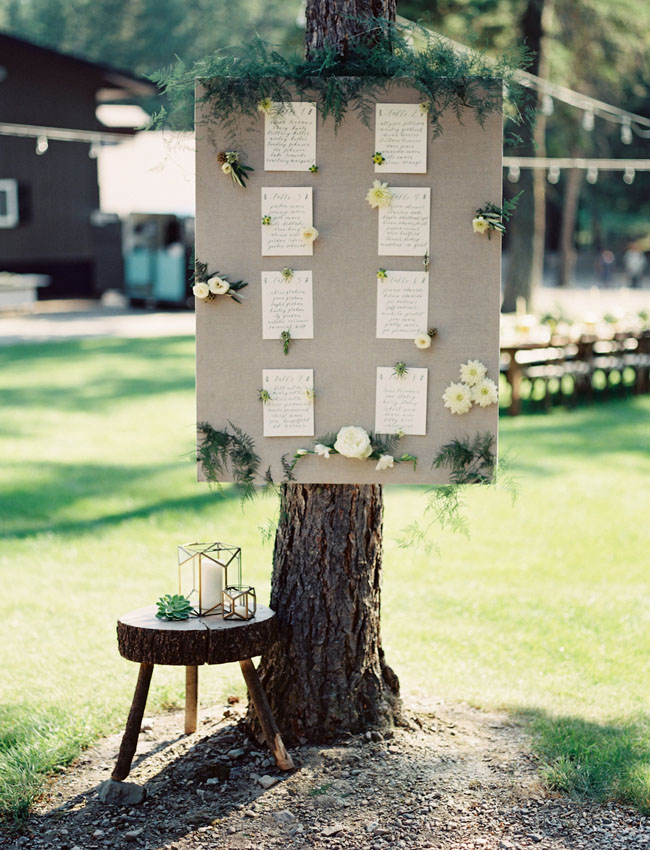 floral seating chart