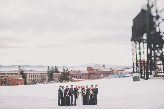 Snowy Montana Wedding