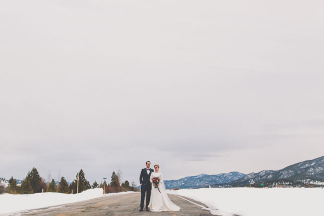 Snowy Montana Wedding