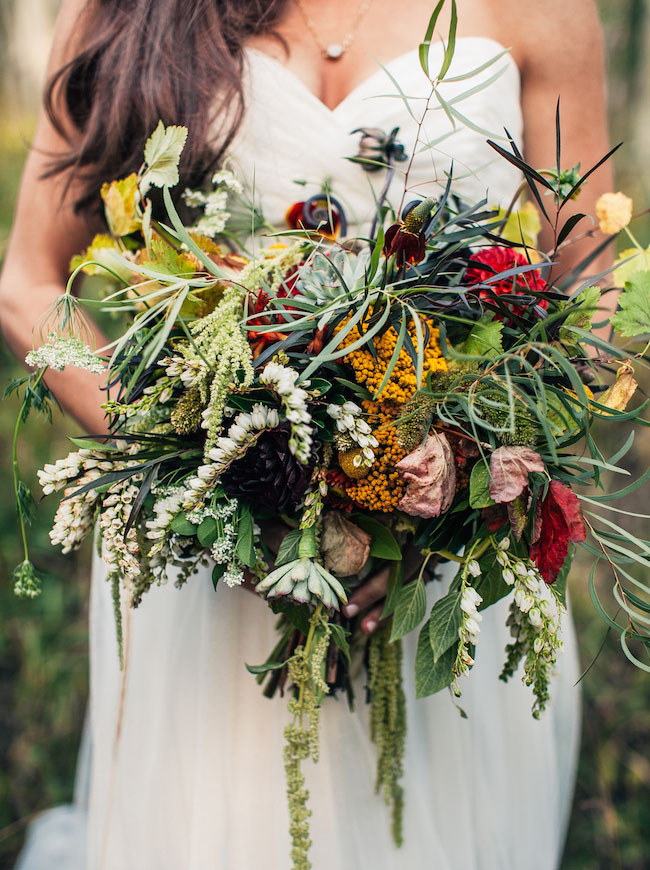 mountain inspired bouquet
