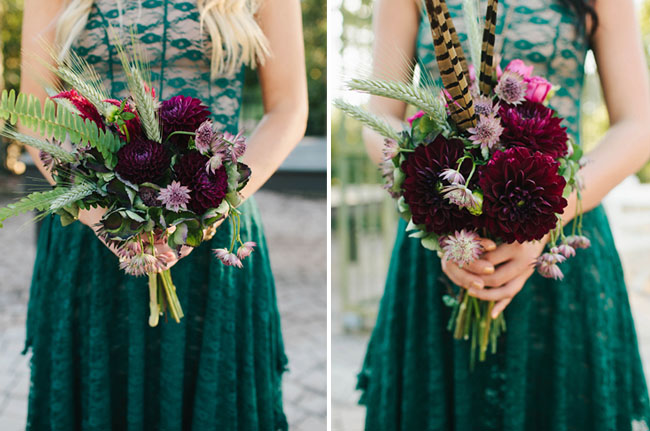 bold feather bouquet
