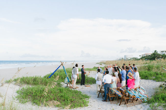 Eclectic Beach Wedding