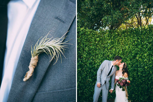 airplant boutonniere