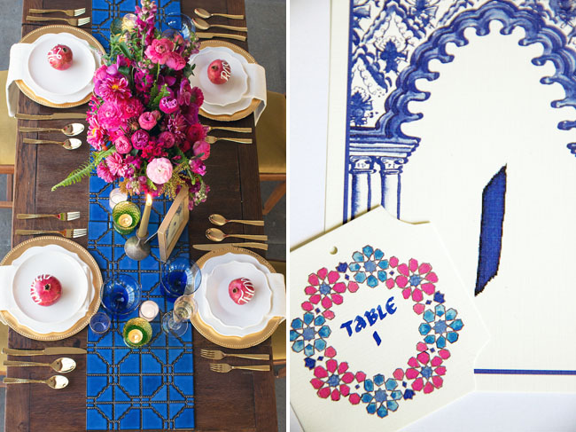 moroccan table numbers