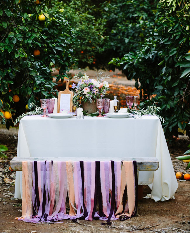 watercolor inspired tablescape