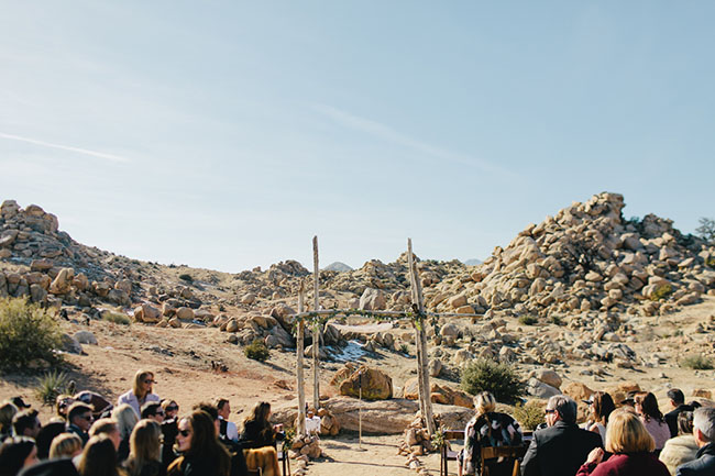 Boho Winter Desert Wedding