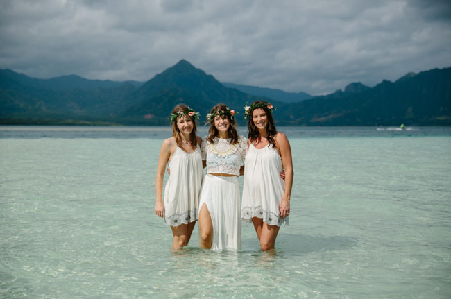 hawaii bridesmaids