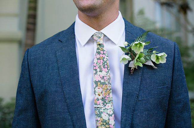 floral tie