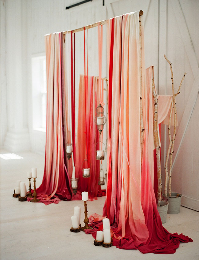 pink ombre backdrop