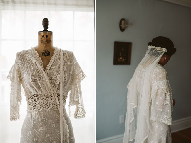 antique wedding dress