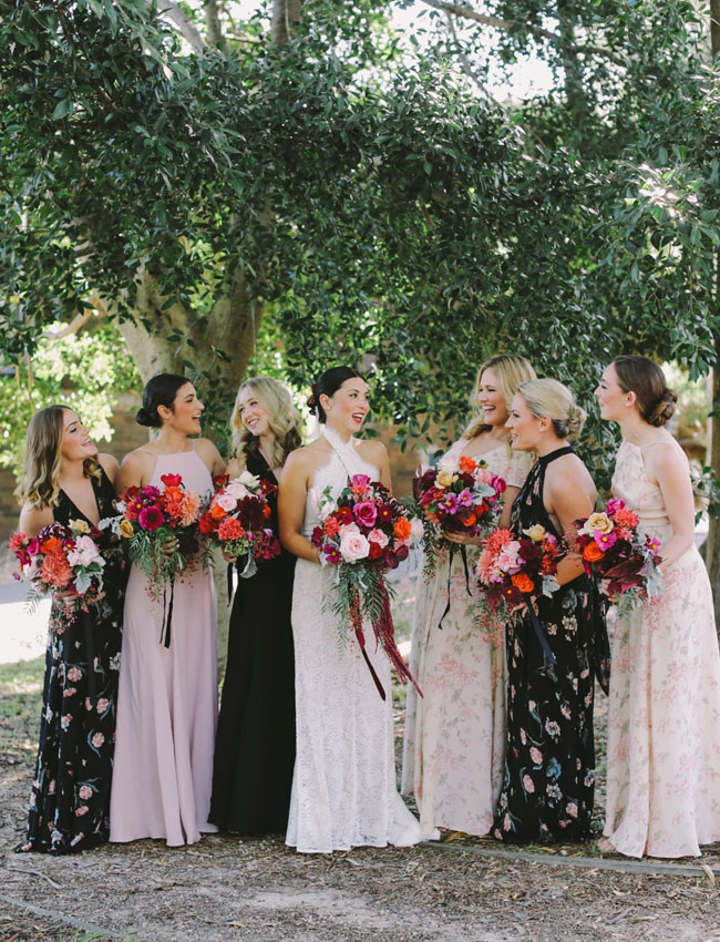 Floral Bridesmaid Dresses