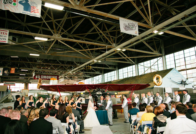 Air Museum Wedding