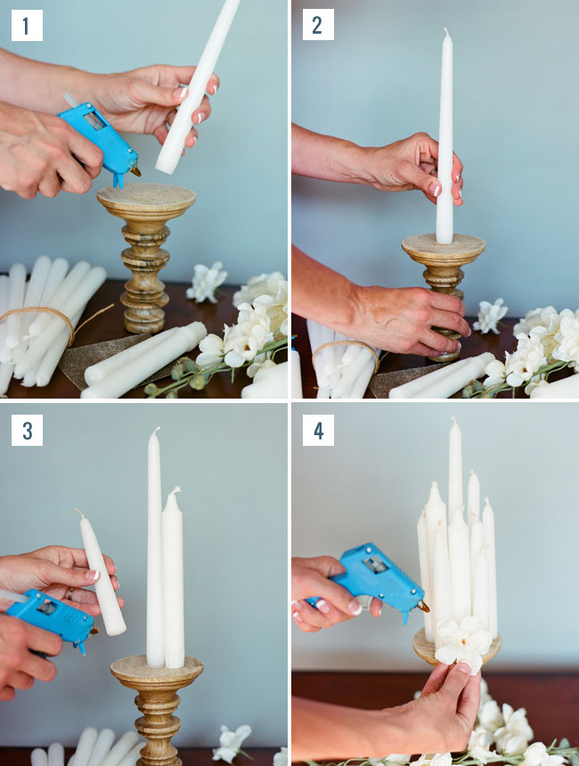 DIY Candle Bouquet