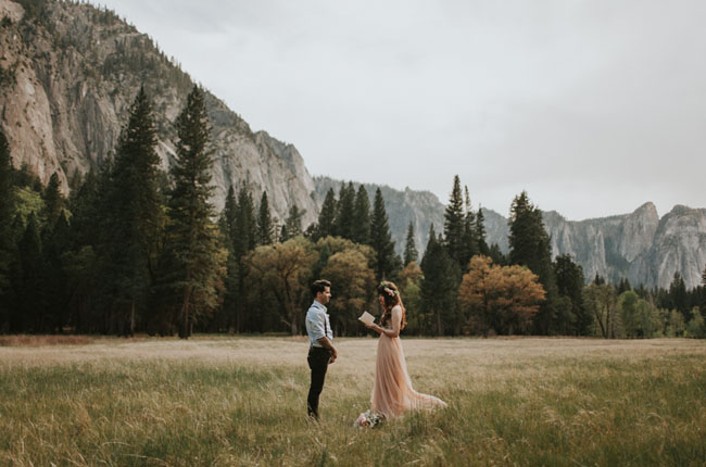 Romantic Yosemite Elopement
