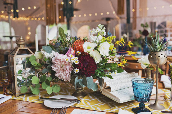 woodland tablescape
