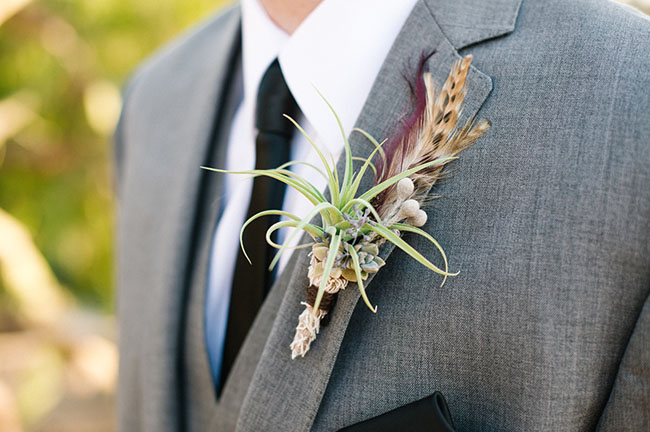 airplant boutonniere