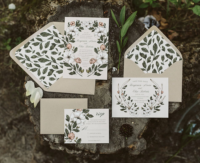 floral invitations