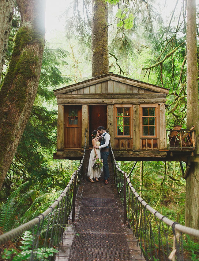 Golden Age Treehouse Wedding