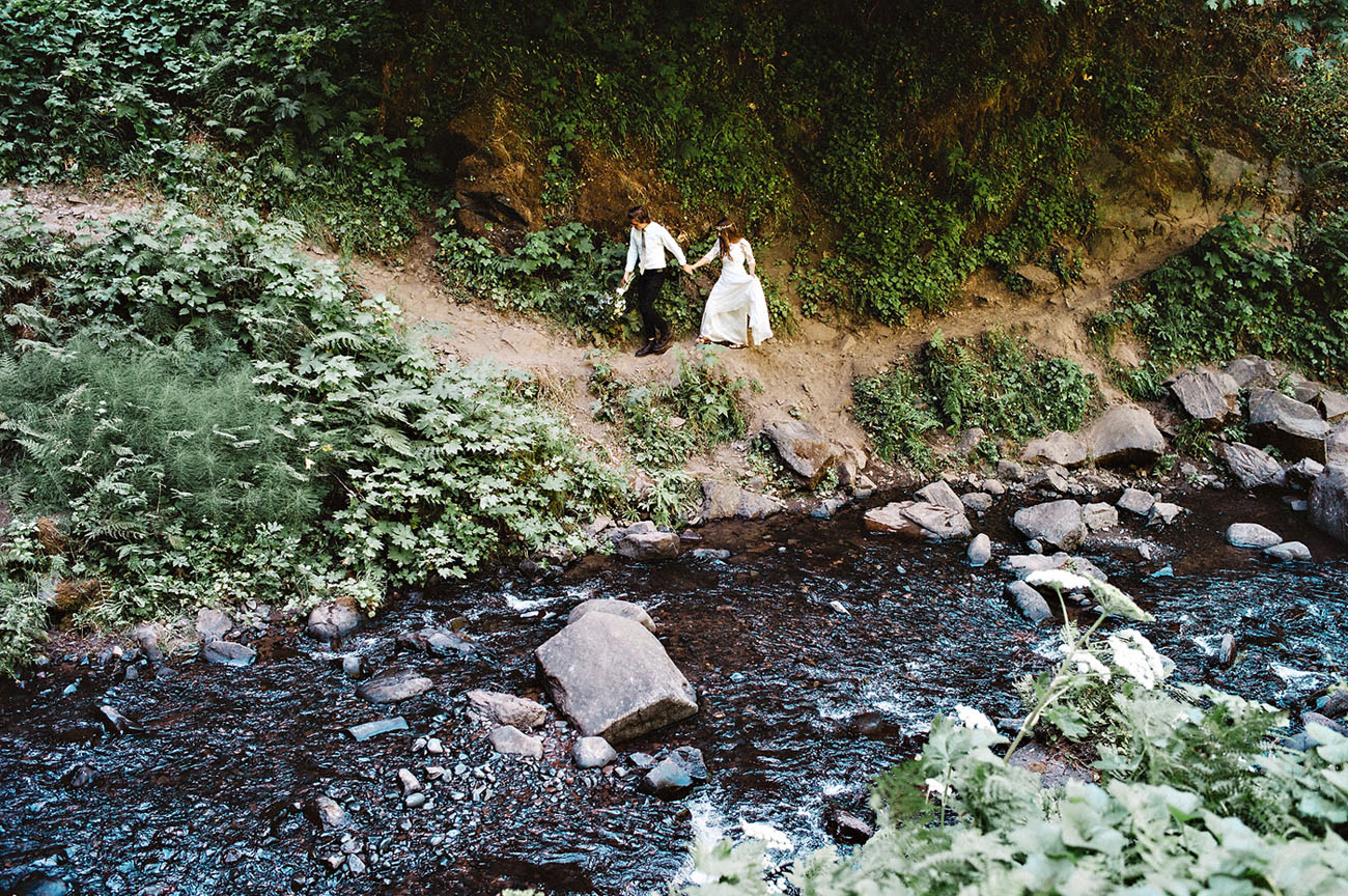 Waterfall Rustic Wedding