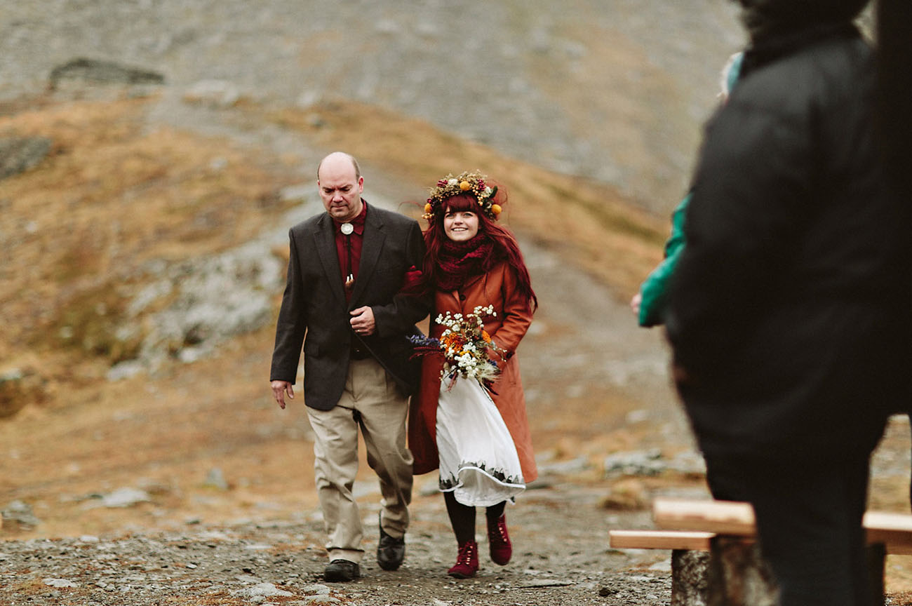 Eclectic Alaska Wedding